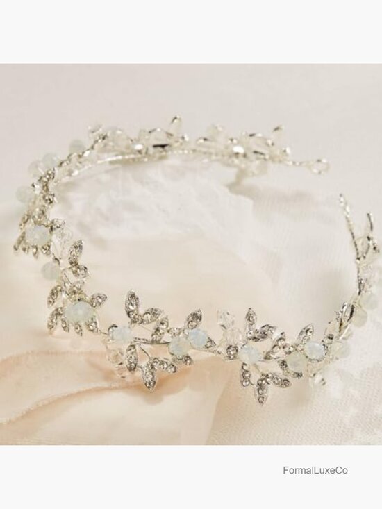 Crystal Rhinestone Wedding Headband Tiara Bridal Hair Accessory main image 4